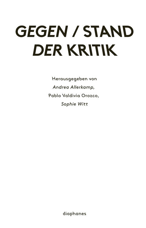 Rüdiger Campe: Kritik der Poetik, Theorie der Ästhetik